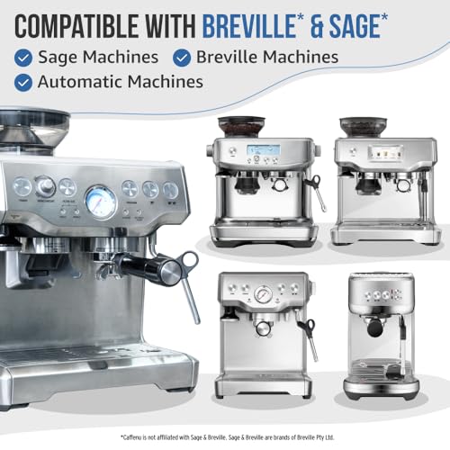 Image of Breville Compatible Descaling Solution. 2 Bottles of Breville Descaler Solution. Breville Descaling Kit Removes Limescale For Hotter Coffee. 4 Uses Descaler For Breville Coffee Machines.