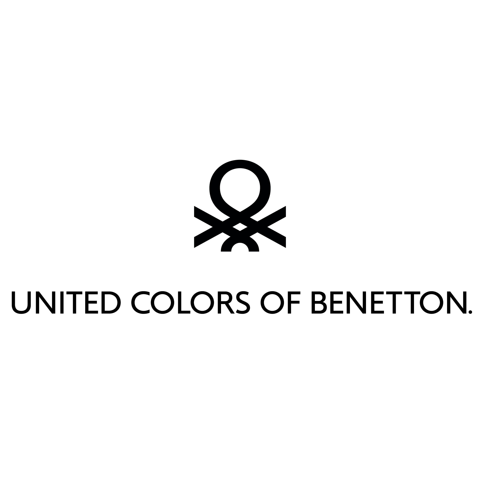 UNITED COLORS OF BENETTON Decke, 140 x 190 cm, 320 g/m², 60% Baumwolle, 40% Acryl, Rot und Grün, Regenbogenfarben