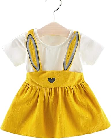 baby girl yellow easter dress