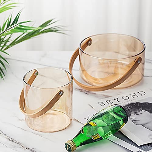 Amazon｜ワイレアグラスアイスバケットワインビールシャンパンクーラー