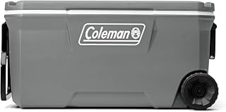 Caixa Térmica com Rodas 100QT 95L Silver Coleman