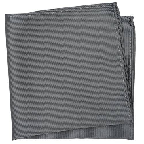 Image of Solid Pocket Square for Men's Suits and Blazers