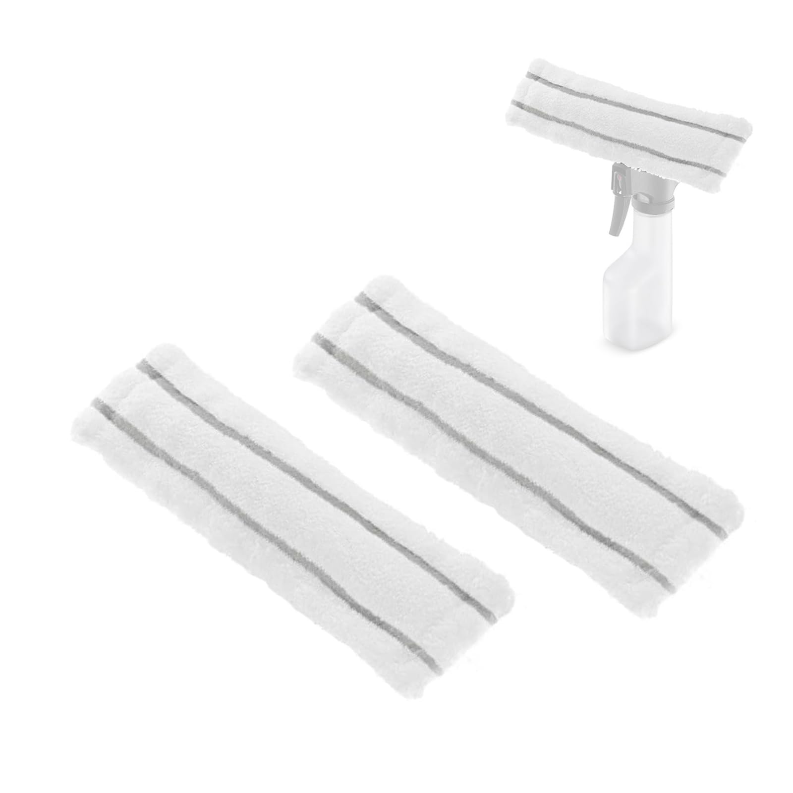 2 panni per finestre Karcher WV1 Macchina per la pulizia delle finestre Mop Spray Pot Wiping Spray Bottle Glass Cleaner Pads