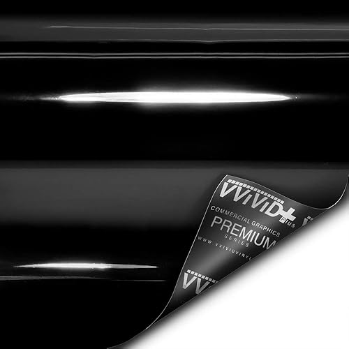 Miniatura 7 de VViViD+ - Ultra Gloss - Envoltura de vinilo para automóviles prémium (10 x 5 pies, color negro piano brillante)