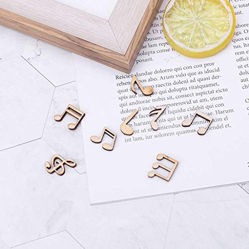 Peiyee 200 Pezzi Rotonda in Legno, Simpatiche Note...