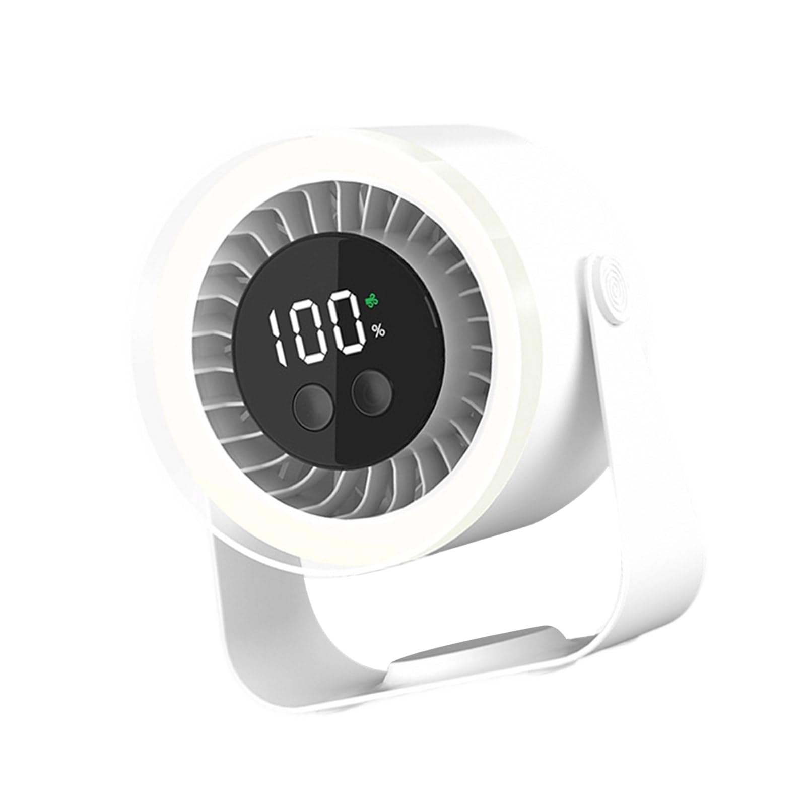 Jazuaiao 1 Compact USB Desk Fan 9-Speed Adjustable Quiet Portable Cooling Fan for Home Travel Rechargeable Desk