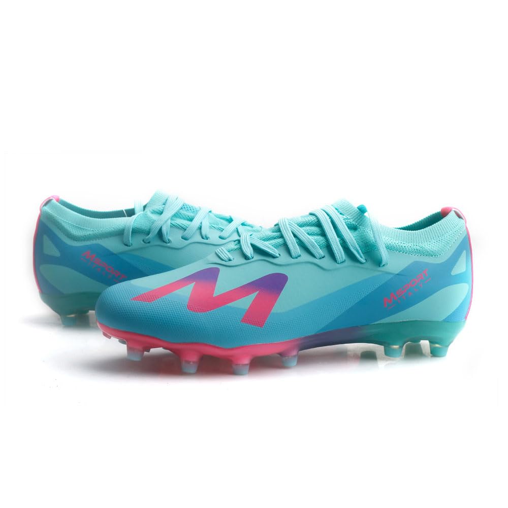 Scarpe da Calcio Bambino Scarpe Sportive Ragazzo con Tacchetti Allenamento Professionale