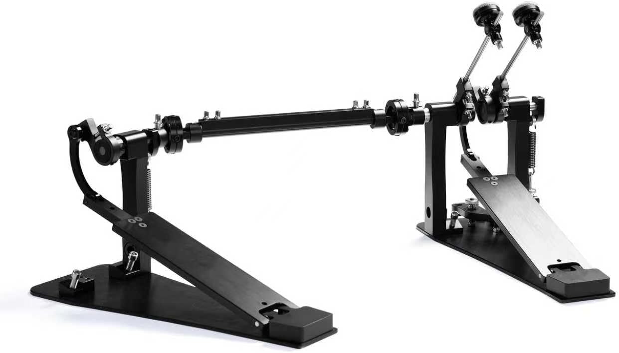 Direct Drive Double Bass Drum Pedal, Aircraft-Grade Aluminum, Smooth Action & Heavy-Duty Durability, Double Kick Pedal for Drum Set