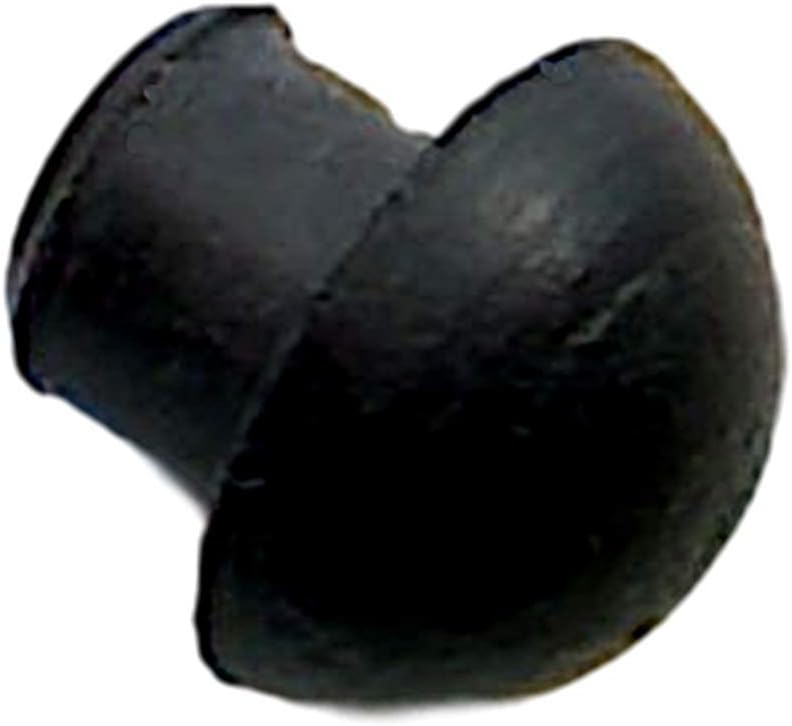Small Rubber Push-in Mushroom Bumper Fits 3/16" Opening - 11/32" Diameter (8)