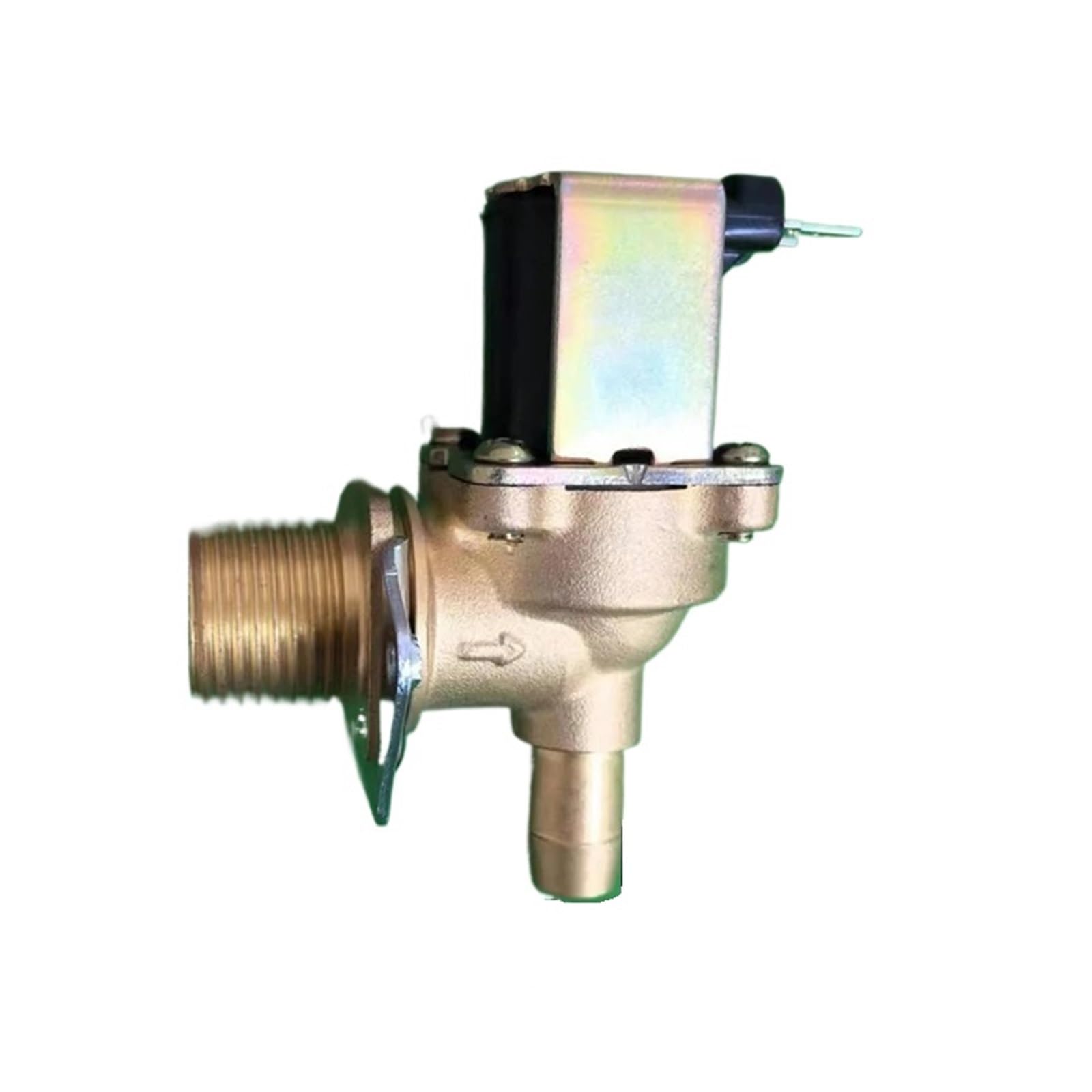 Électrovanne en laiton G1/2 normalement fermée DC 12V pour chauffe-eau solaire