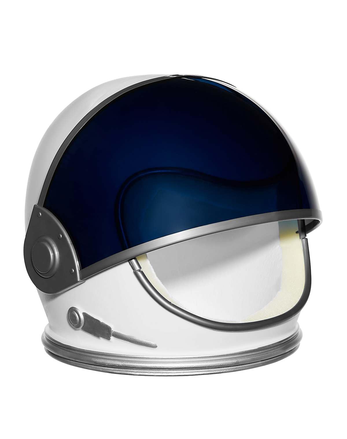 Spirit Halloween Weißer Astronautenhelm für Erwachsene, Astronauten-Cosplay, Astronauten-Kostüm-Zubehör, Weltraumhelm, einfaches Kostüm