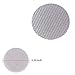 VideoPUP 100 Pieces 60 mesh 3/8 Inch Stainless Steel Screens Pipe Screen Filters, Premium Type 304 Pipe Screen Filters,Silver