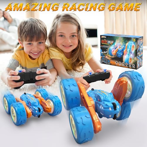 image for ABERLLS Remote Control Car, Stunt RC Cars Toys for 3 4 5 6 7 8 9 Year 