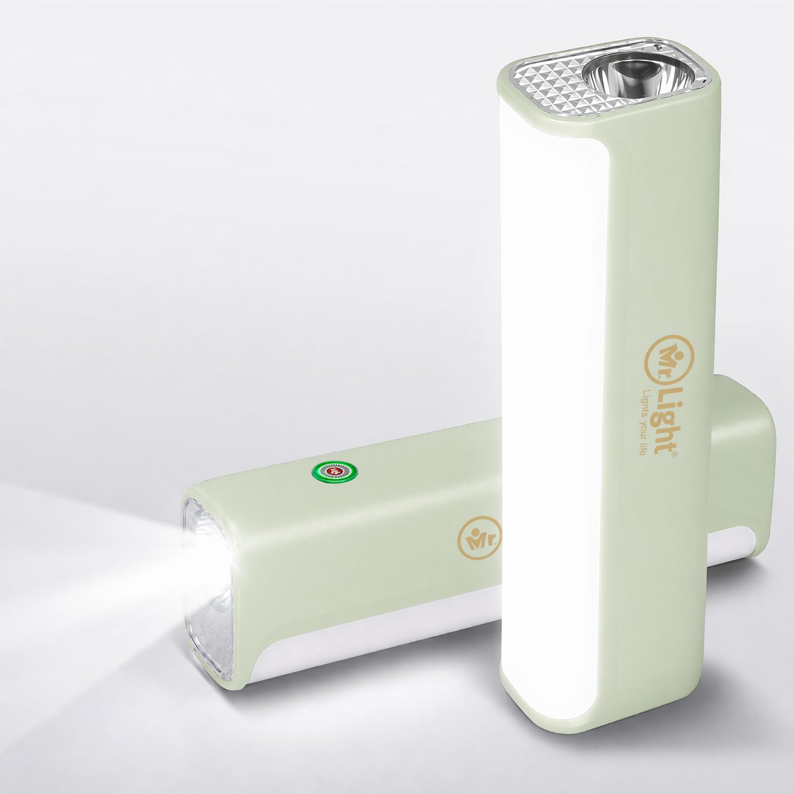 mr. light magnetic rechargeable torch, 1200mah type-c mini portable | emergency light, 3 dimmable modes, ideal for daily use