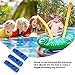 Nurnesy 3 Pcs Swimming Pool Noodle Foam Stick Connector Swimming Pole Connector for Pool Toys with 2 Cross Holes 30cm Length (Blue)