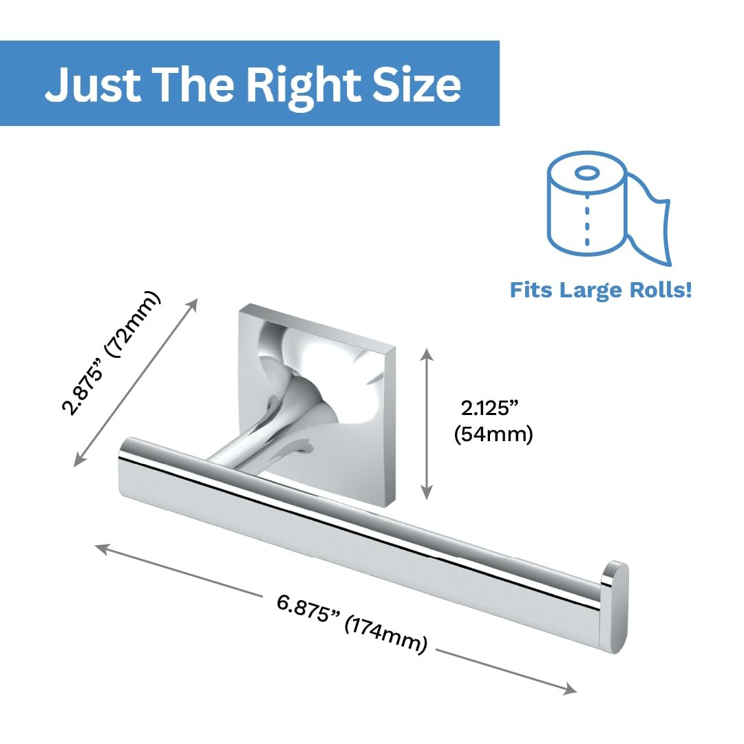 Gatco 5583 Waterline Toilet Paper Holder, Chrome - Image 2