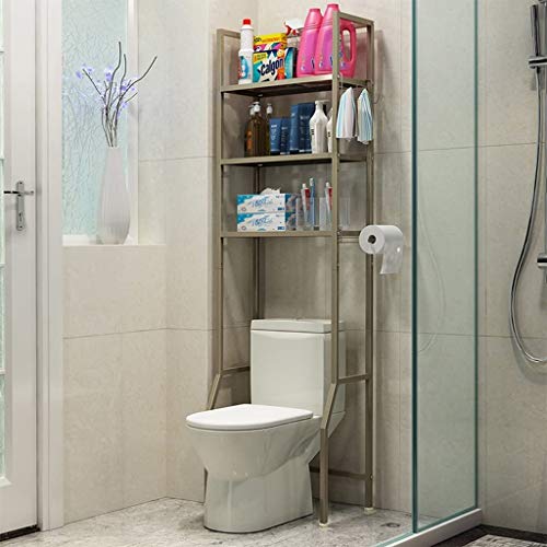 YSNUK Cuarto de baño WC Inodoros Estante WC WC WC Plataforma Plataforma Plataforma De Almacenamiento Sala de Estar, Dormitorio (Color : Champagne Gold)