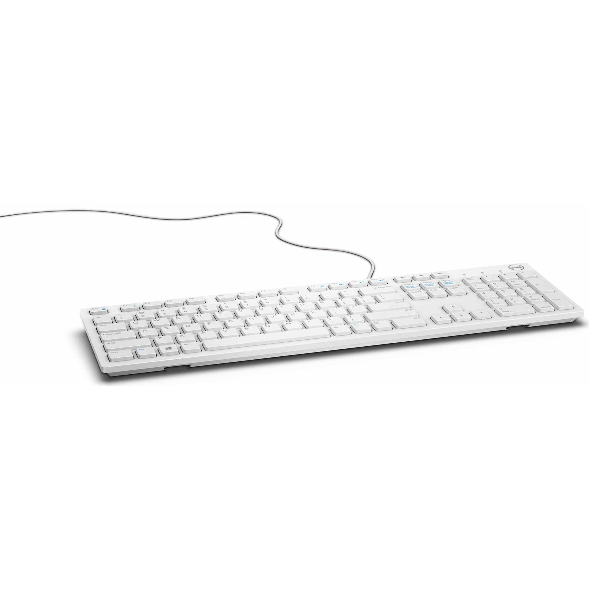 Dell KB216, Wired, Multimedia Tastatur, German (QWERTZ), weiß