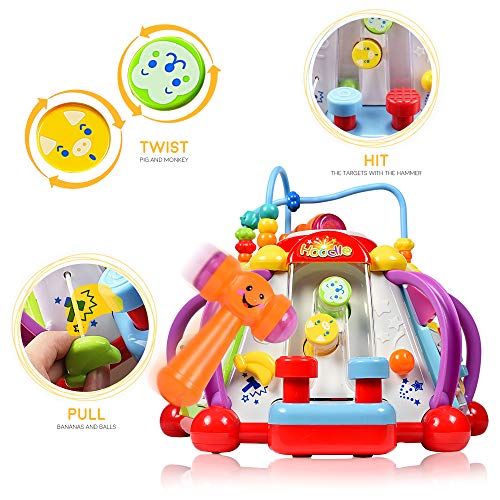 WolVolk Educational Kids Toddler Baby Toy Musical Activity Cube Play Center with Lights, Lots of Functions and Skills for Learning and Development - Thumbnail 3
