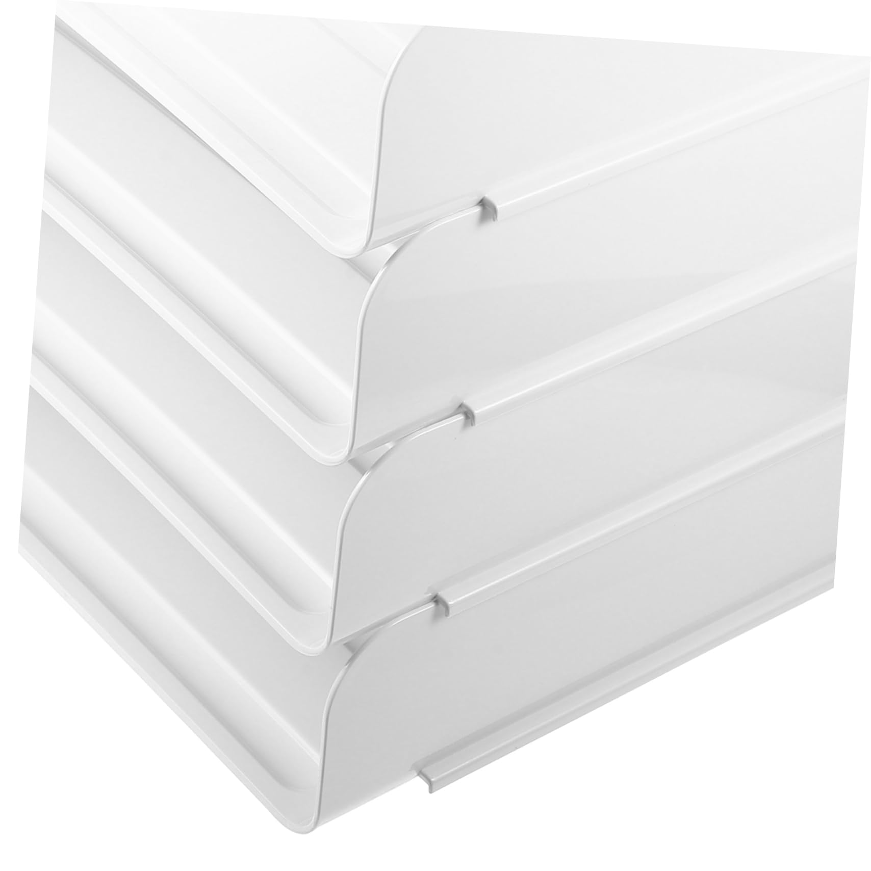 SHINEOFI Vassoio Portaoggetti Da Scrivania A 4 Ripiani Portadocumenti Organizer Da Scrivania Per Ufficio