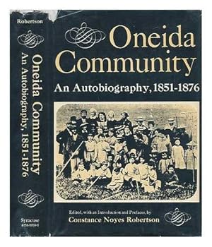 Hardcover Oneida Community;: An autobiography, 1851-1876 Book