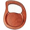 AACXRCR 16 String Houten Harp Harp Metal String Mahonie Solid Wood Snared Instrument met Tuning Moersleutel