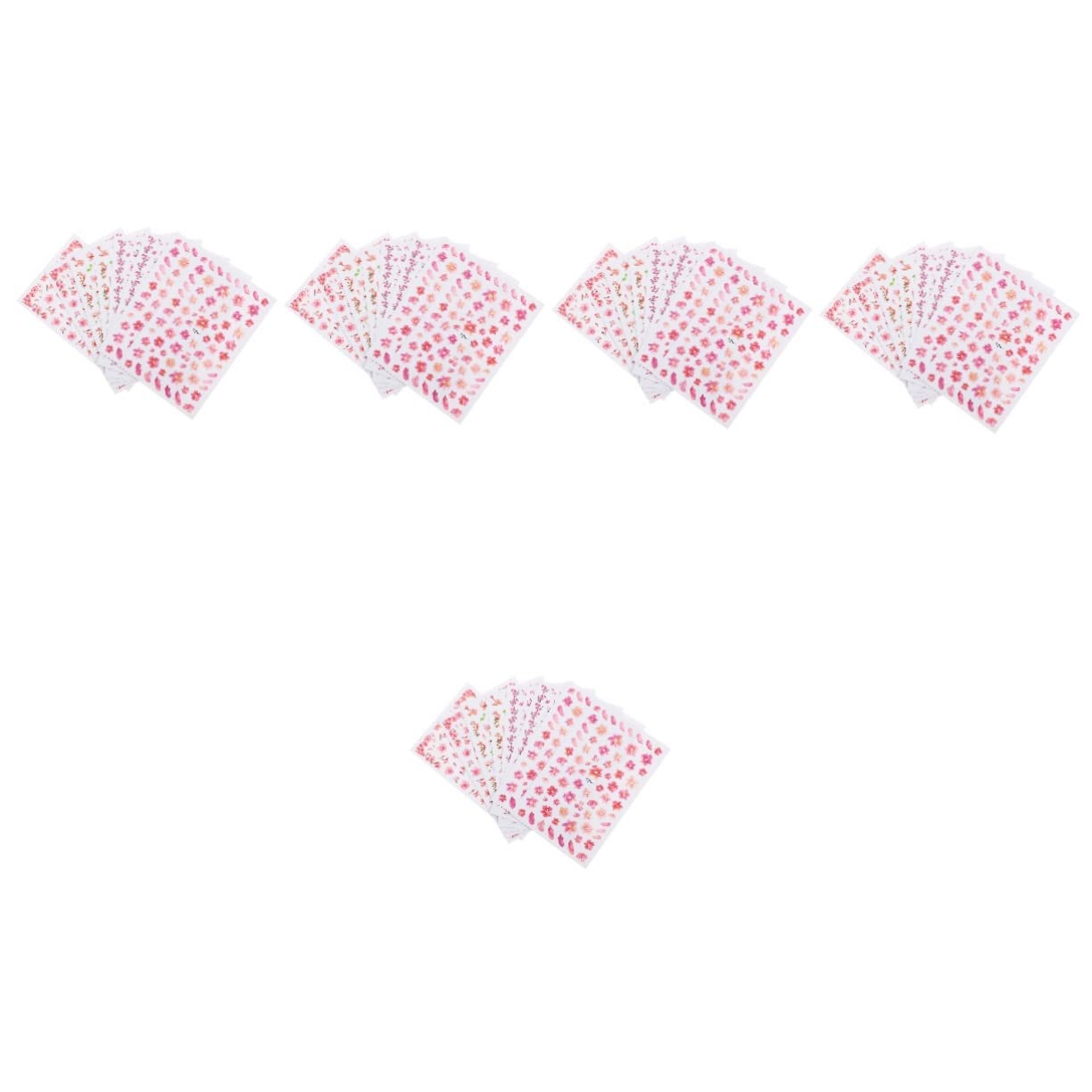 40 Fogli Adesivi Per Unghie Floreali Se Stesso- Arte Decalcomanie Per Unghie Floreali Per Nail Art Kit Per Unghie Applicazione Per Unghie 3d Fiore Di Pesco Etichetta Cursore
