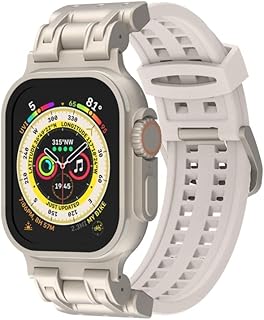 ARROWS Premium Watch Strap Compatible with Apple Watch Series 10/9/8/7/6/5/4/SE/Ultra/Ultra 2 – 42mm 44mm 45mm 46mm 49mm Bands, Double Claw Stylish & Secure Replacement Band