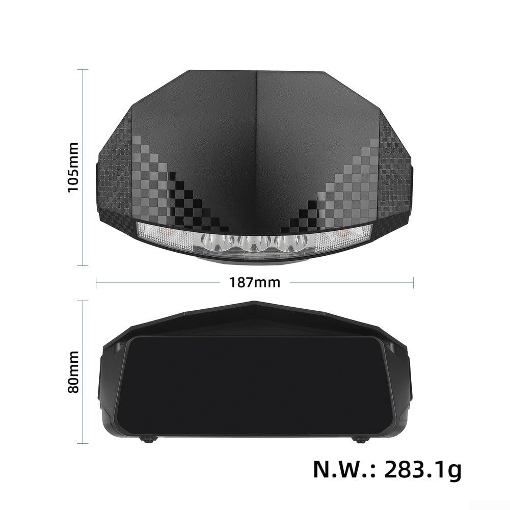 Display di ricambio per scooter Kukirin G4 | Dati chiari sulla velocità, per visualizzazione del livello della batteria, statistiche dell'intervallo in tempo reale