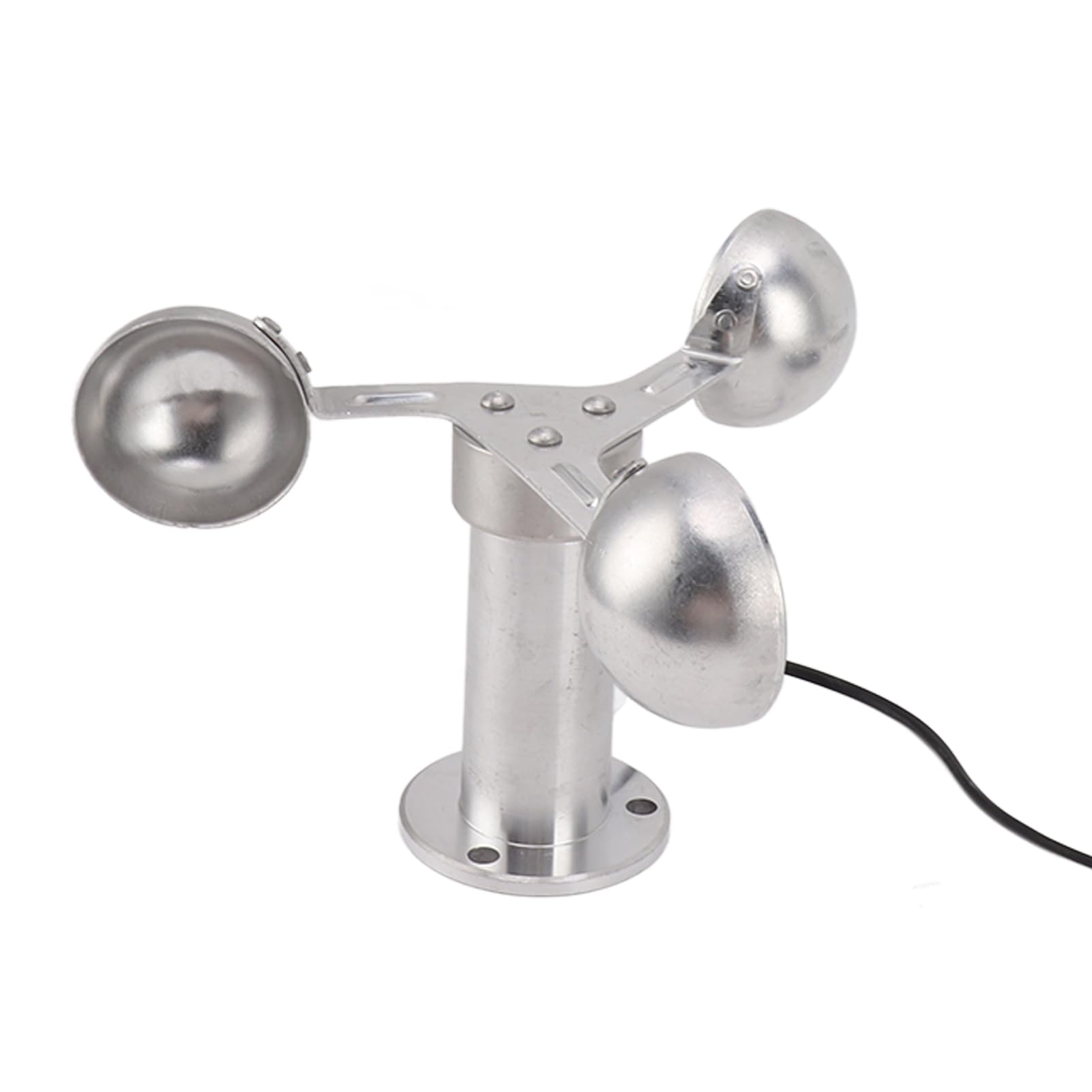 Aluminium Alloy Anemometers Wind Speed Monitoring Sensor 3 Cups Wind Speed Sensor Anemometer 0 3.8V Wide Applications T Wind Speed Sensor AnemometerWind Speed SensorWind Speed