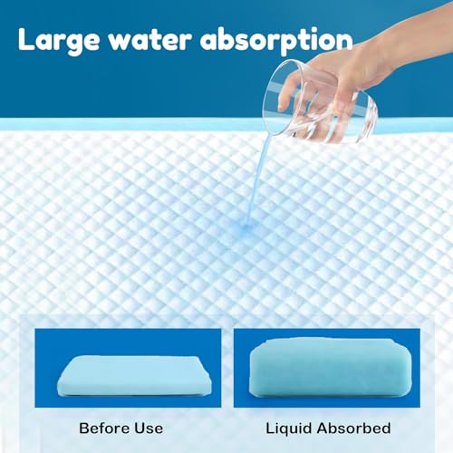Image of Dog Pee Pads 22 inchx23 inch, Disposable Puppy Pee Pads, Pee Pads for Dogs, Pet Training Pads Super Absorbent Leak-Proof (100 Count)