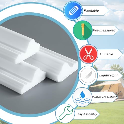 Solution wainscoting sans perçage pour habiller une porte et un mur