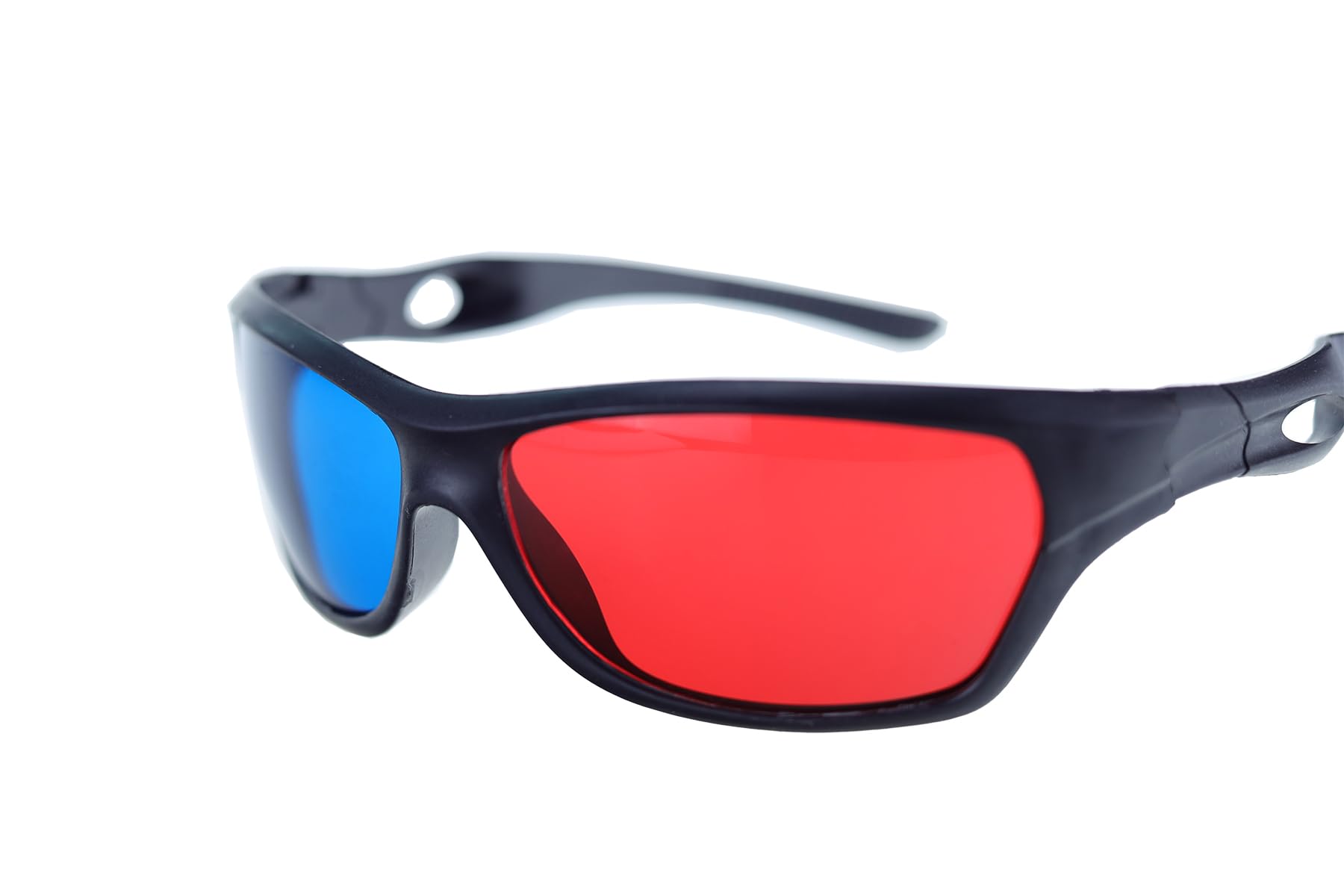 Familyall 2x occhiali 3D Rosso e Ciano per i Film 3D Videogiochi e TV (1x Clip On; 1x stile anaglifo)
