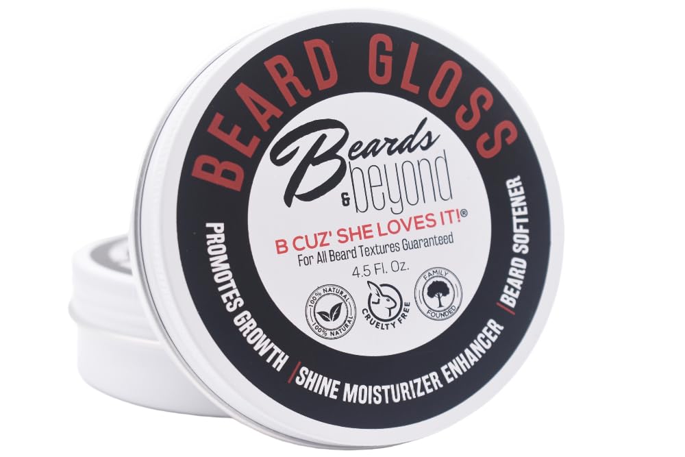Crafted for All: Universal Beard Gloss for Hair, Skin & Beard | Premium Ingredients, Chemical-Free | Encourages Growth | Boosts Shine & Moisture | Softens and Nourishes | 2 oz of Simplified Grooming