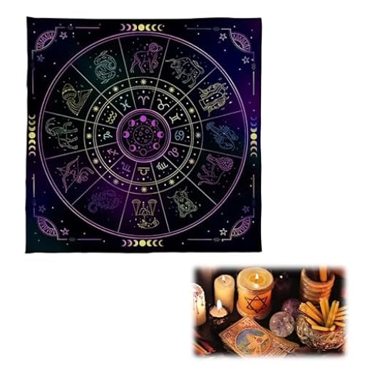 LONZIKP Accesorios de Altar Tela de Tarot de Terciopelo Mantel para Rituales Esotéricos Tela de Terciopelo para Cartas de Tarot y Péndulo | Ya disponible en tu tienda friki favorita! En mundofriki.es!