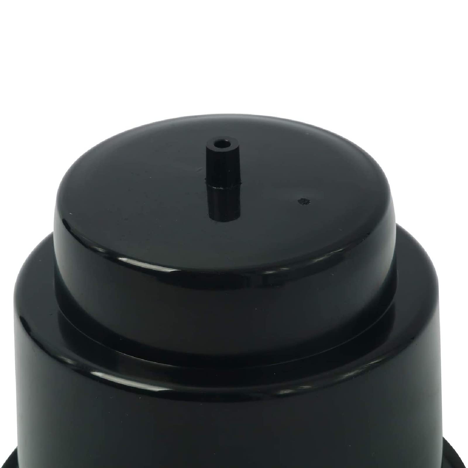 NovelBee Lot de 12 porte-gobelets encastrés en plastique noir avec bonde pour bateau, camion, voiture, camping-car