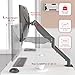 Suptek Monitor Mount Gas Spring Monitor Arm Desk Mount Fully Adjustable Fits 17 20 22 23 24 26 27 32 35 inch Monitors Weight Capacity up to 24.25 lbs