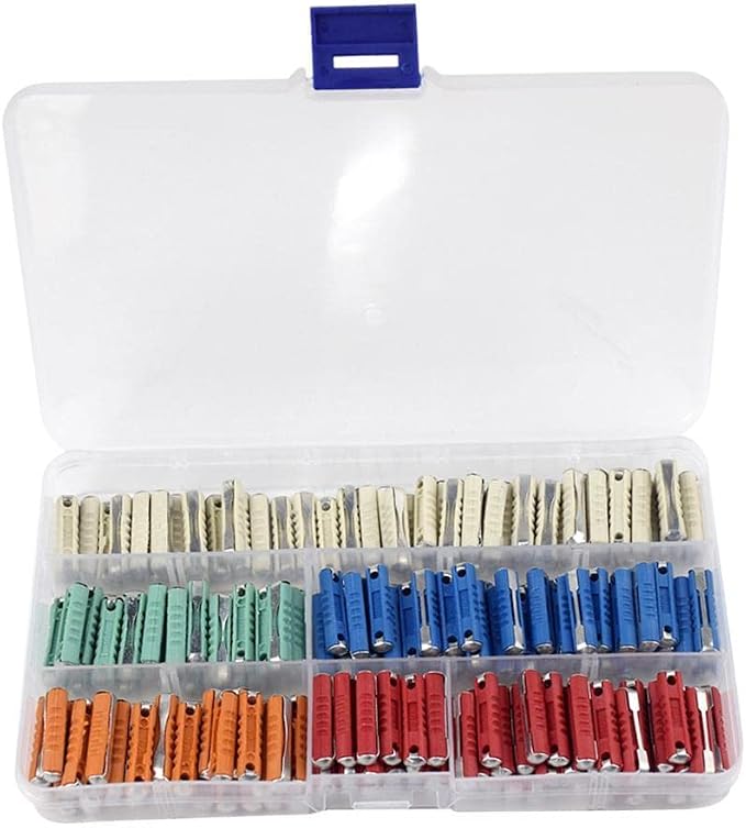 200 piezas fusibles automotrices con caja de almacenamiento miniatura 7