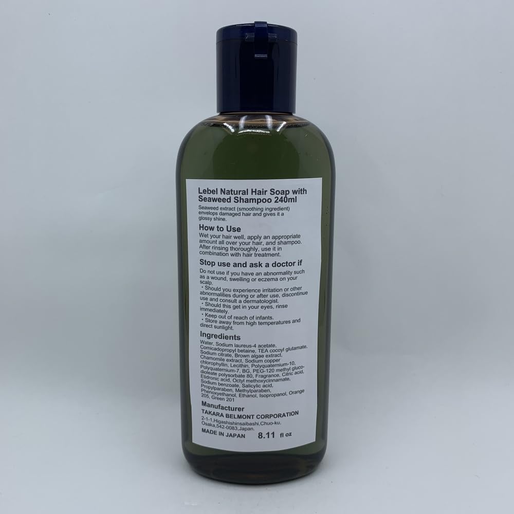Lebel Natural Hair Soap Seaweed - 240ml - Image 3