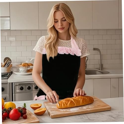 Tablier mignon ajustable en coton doux pour éviter les taches - 2