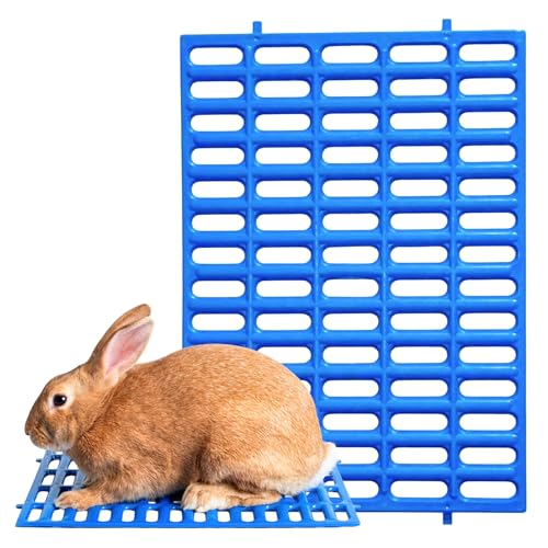 Planet Rabbit Premium Plastic Rabbit Cage Mats (Blue 1 Pack) | 15x10 Mat