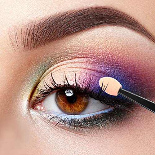 50Pcs Eyeshadow Applicator Brush Disposable Eyeshadow Brushes Sponge Eye Shadow Brush Pack Makeup Eyeshadow Sponge Applicators for Eyeliner Eye Makeup Arts Crafts Diy Nail Art Beauty Tool - Image 6