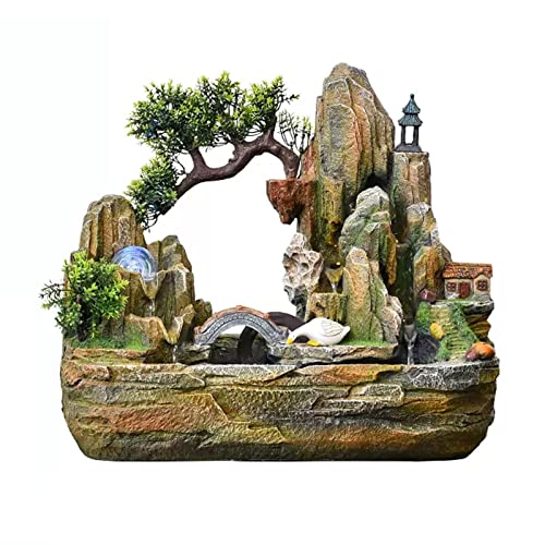 Fontaine à eau de table cascade et rocaille pour déco intérieure - 2