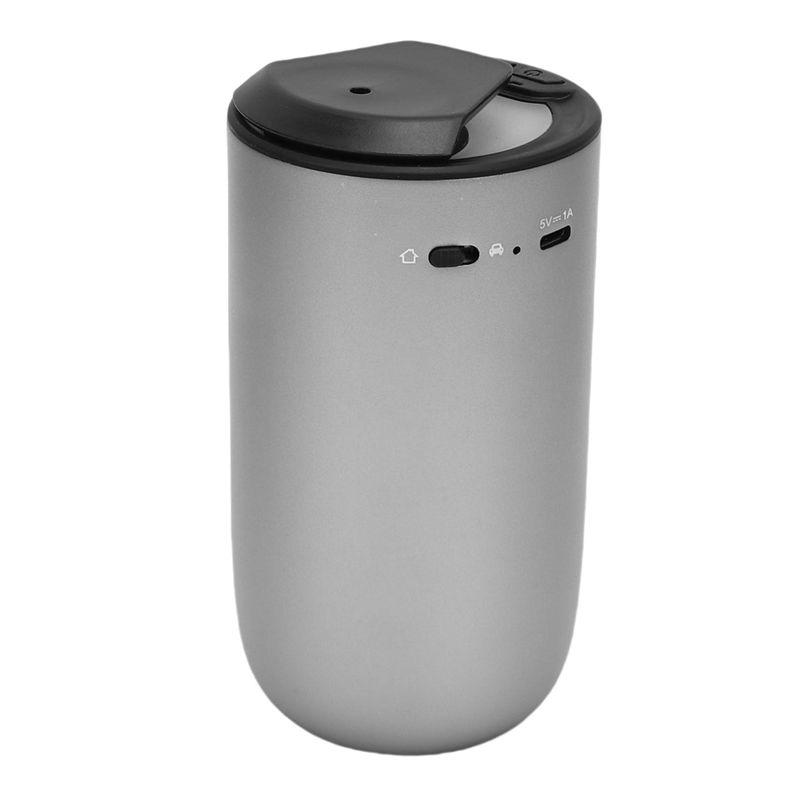 TOPINCN Difusor de Aceites Esenciales, Difusor de Aromaterapia Portátil sin Agua con Funcionamiento Ultrasilencioso, Mini para Uso en el Dormitorio y la Oficina del Coche (Ti Plata)