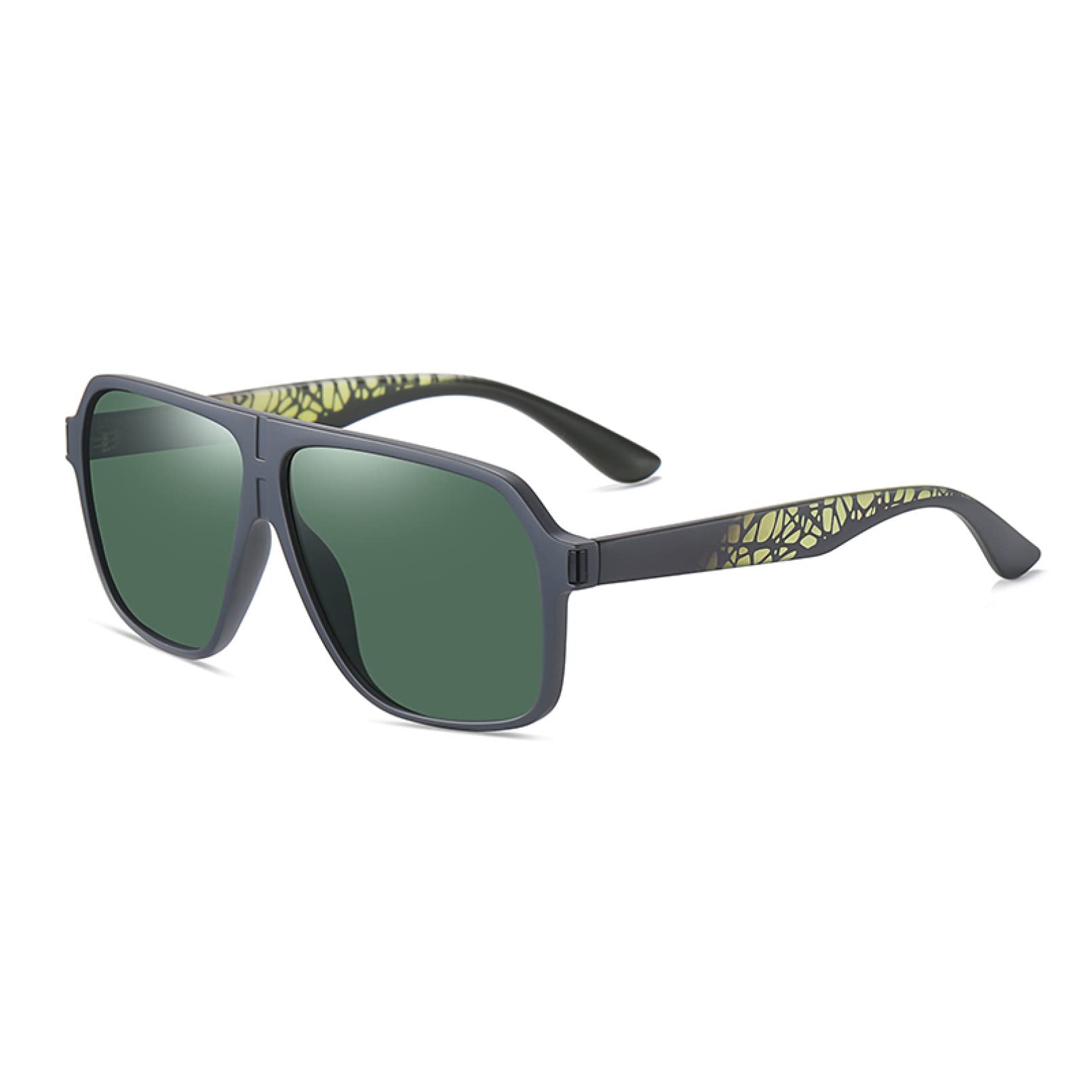 Gafas de sol de los hombres de las señoras universales de marco grande gafas de sol de moda polarizadas