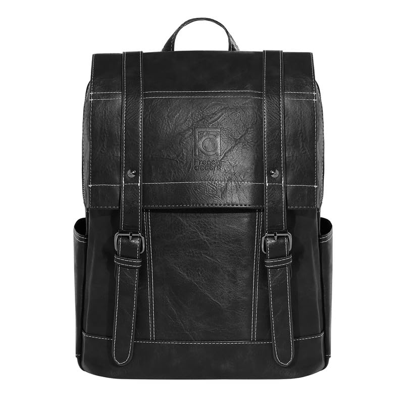 French Accent Mens The In-Transit Backpack For Casual Wear | Black Colour | One-Size | Magnetic & Zipper Closure | With Laptop Compartment | Backpacks For Man And Boys (1029) (B0CKVV43KH) Amazon Price History, Amazon Price Tracker