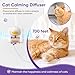 Cat Calming Pheromone Diffuser Kit, 2 Plug-Ins + 4 Refills (48ml Each), Long-Lasting Stress & Anxiety Relief, Reduces Fighting, Spraying & Scratching, Safe & Drug-Free Comfort for All Cats and Kittens