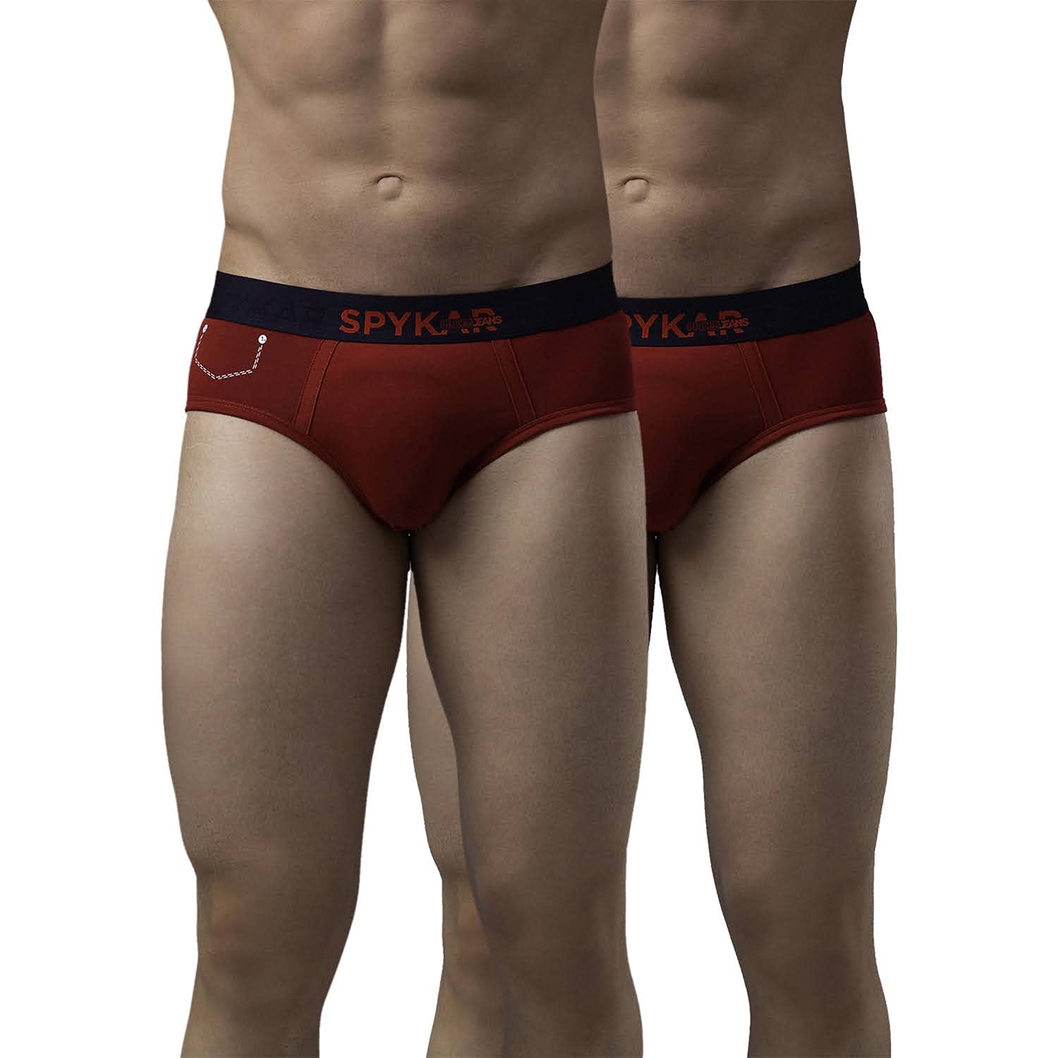 underjeans Men Cotton Blend Brief - Pack of 2-picture-21