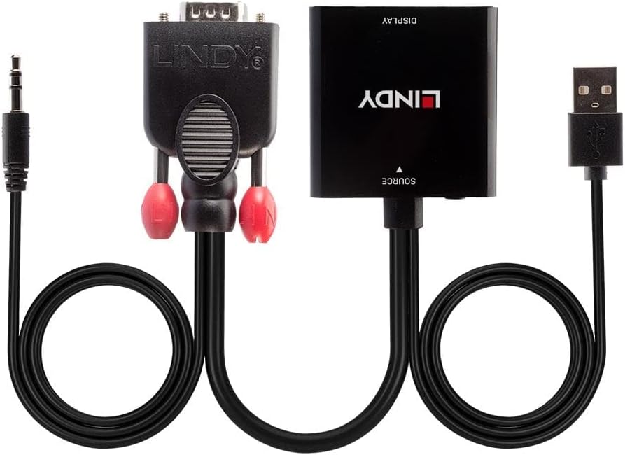 LINDY VGA & Audio to HDMI Converter