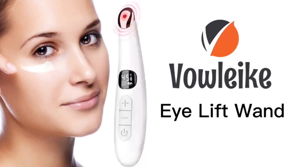 Amazon.com : Vowleike Eye Lift Wand, 3 in 1 Vibrating Red Light 98°F to  113°F LCD Display Eye Massager for Dry Eyes, Dark Circles and Puffiness,  Electrical Face, Neck Sculpting Pen for